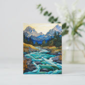 Carte Postale Flux de montagne (Debout devant)