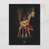 Carte Postale FLUX DE VENT GIRAFFE par Alexandra Dikaia (Devant)