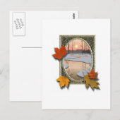 Carte Postale Flux hivernal (Devant / Derrière)