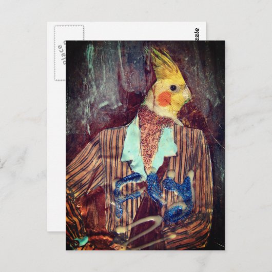 Carte Postale Fly Bird Média Mixte (Devant / Derrière)