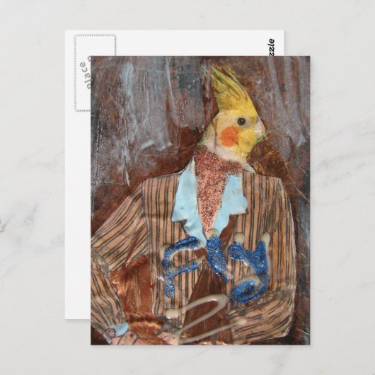 Carte Postale Fly Bird Multimédia (Devant / Derrière)