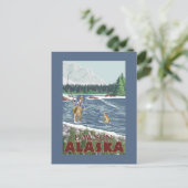 Carte Postale Fly Fisherman - Dawson, Alaska (Debout devant)