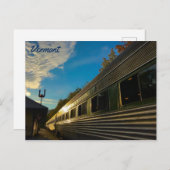 Carte Postale Flyer vert du Vermont au coucher du soleil (Devant / Derrière)