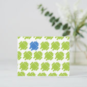 Carte Postale Flying Android Blue (Debout devant)