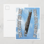 Carte postale "Flying" Big Boy PTW (Devant / Derrière)