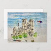 Carte Postale Flying Joanna Post Card (Devant / Derrière)