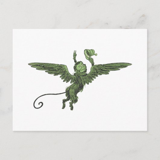 Carte Postale Flying Monkey, Wizard of Oz (Devant)