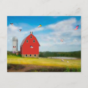 Carte postale Flying Pig Farm
