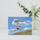 Carte postale - Flying Pig pas impossible (Debout devant)