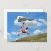 Carte postale - Flying Pig pas impossible (Devant / Derrière)