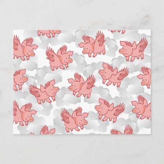 Carte postale Flying Pigs (Devant)