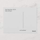 Carte Postale Flying to the Sky Chinese Art (Dos)