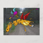 Carte Postale Flying Zoo. (Devant)