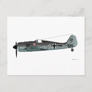 Carte Postale Focke-Wulf FW-190