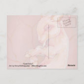 Carte Postale Foetus de chèvre oddité déplaisante gothique faibl (Dos)