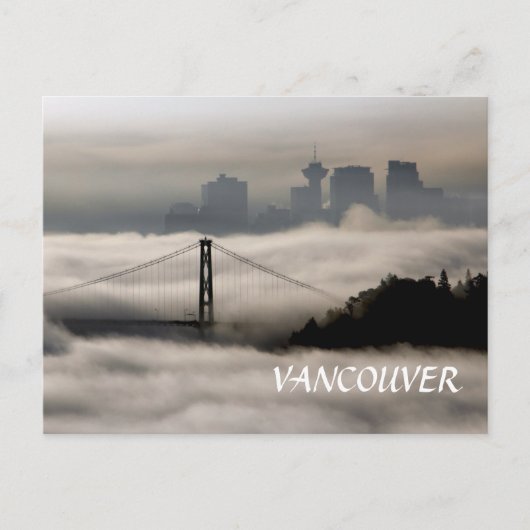 Carte Postale Fog de Vancouver (Devant)