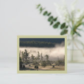 Carte Postale Fog du matin dans les Adirondacks (Debout devant)
