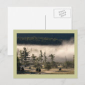 Carte Postale Fog du matin dans les Adirondacks (Devant / Derrière)