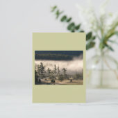 Carte Postale Fog du matin dans les Adirondacks (Debout devant)