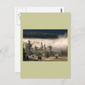 Carte Postale Fog du matin dans les Adirondacks (Devant / Derrière)