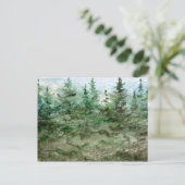 Carte postale "Fog in the Pines" (Debout devant)