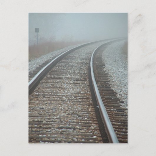Carte postale Fog On The Tracks (Devant)