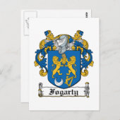 Carte Postale Fogarty Family Crest (Devant / Derrière)