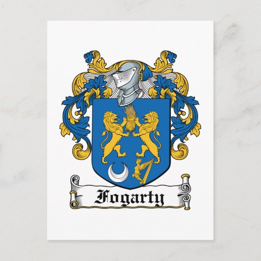 Carte Postale Fogarty Family Crest (Devant)