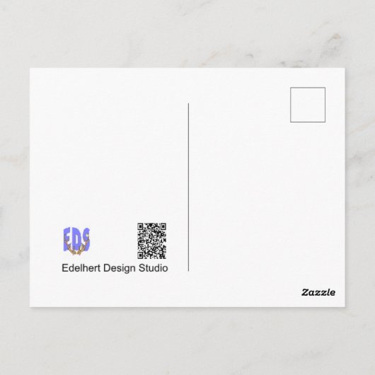 Carte postale Foggy Autumn & Spider Ghost HALLOWEE (Dos)