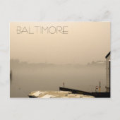 Carte Postale Foggy Baltimore (Devant)