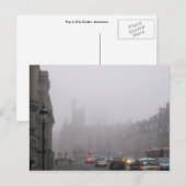 Carte Postale Foggy City Centre (Devant / Derrière)
