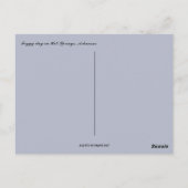 Carte Postale Foggy Day in Hot Springs Arkansas (Dos)