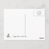 Carte Postale Foggy Day on the Bay (Dos)