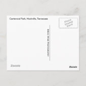 Carte Postale Foggy Morning in Centennial Park (Dos)