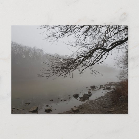 Carte Postale Foggy River, Scioto Park, Dublin, Ohio (Devant)