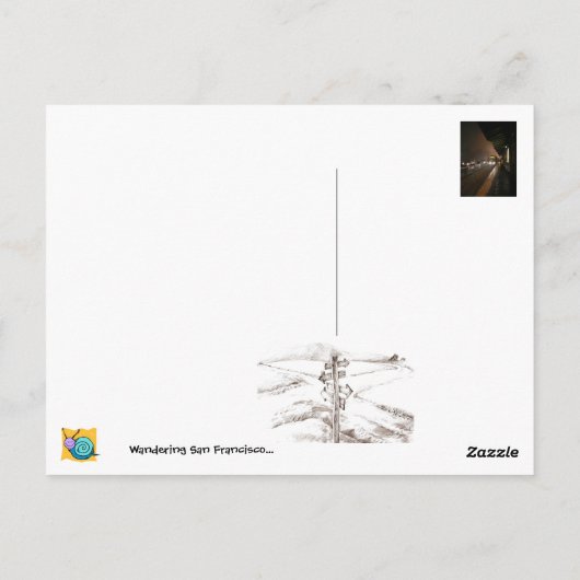 Carte Postale Foggy San Francisco... (Dos)