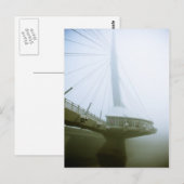 Carte postale Foggy Waterfront 04 (Devant / Derrière)