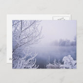 Carte Postale Foggy Winter Day by the River (Devant / Derrière)