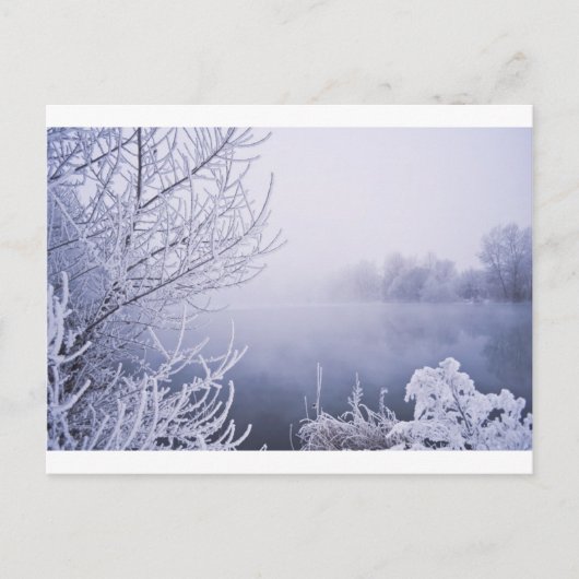 Carte Postale Foggy Winter Day by the River (Devant)