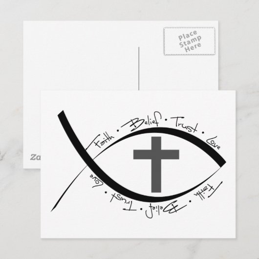 Carte Postale Foi (Devant / Derrière)