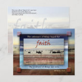 Carte Postale Foi (Devant / Derrière)