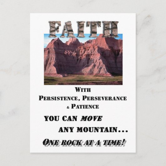 Carte Postale Foi (Devant)