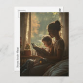 Carte Postale Foi chrétienne | Maman et Enfant (Devant / Derrière)