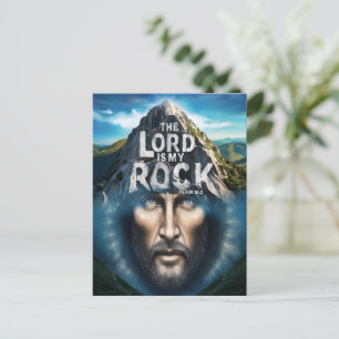 Carte Postale Foi divine : Le Seigneur est mon roc