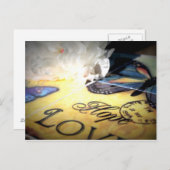 Carte postale Foi, Espoir, Amour (Devant / Derrière)