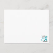 Carte Postale Foi, Espoir, Amour - Cancer de l'ovaire (Dos)