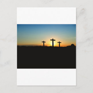 Carte Postale Foi, Espoir et Amour Jésus Christ Croix