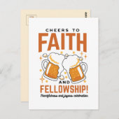 Carte Postale Foi et bourse - Oktoberfest Tee (Devant / Derrière)