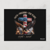 Carte Postale Foi Liberté 250 Ans (Dos)