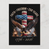 Carte Postale Foi Liberté 250 Ans (Devant)